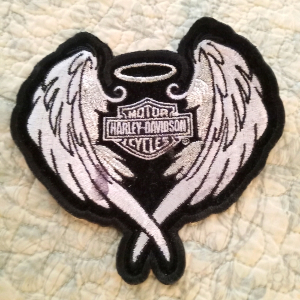 NEW**Harley-Davidson Embroidered Wings Halo Patch